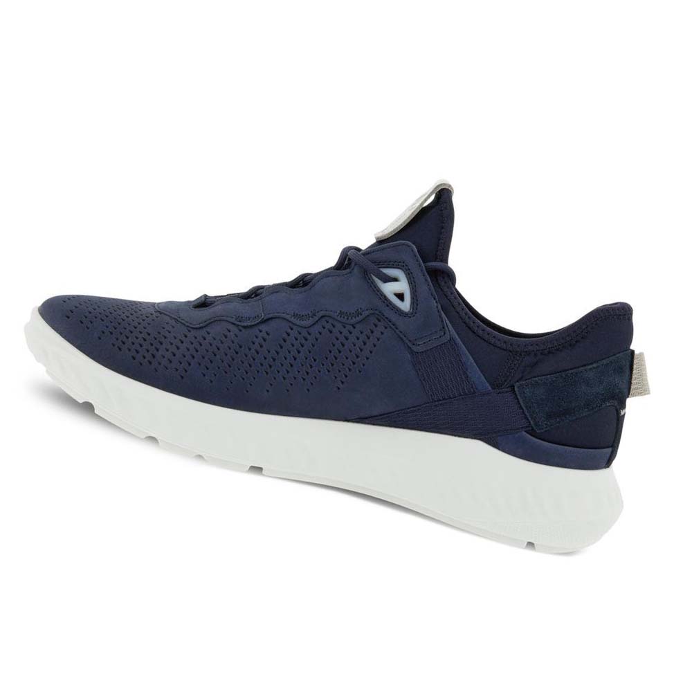 Ecco St.1 Lite Sneakers Herr Marinblå | SE 651SGL